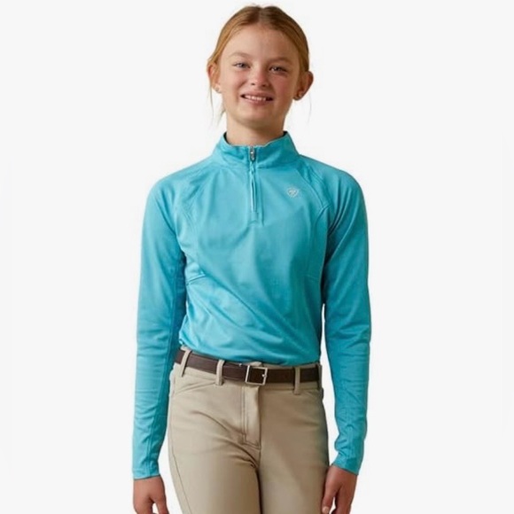 Ariat Other - NWT-Ariat Kids Equestrian Blue Sunstopper 2.0 with SPF Protection- 10043604-L/12